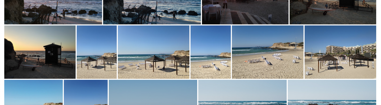 Beach photo memories in Google Photos